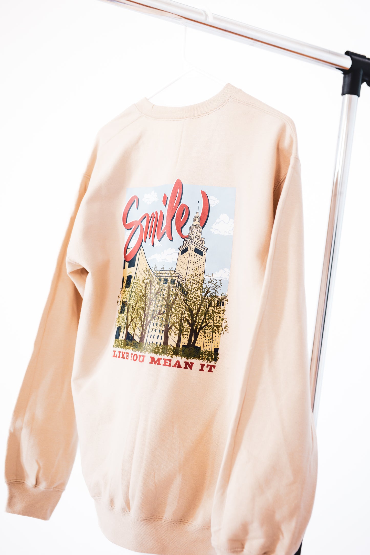 Smile Like You Mean It Crew Neck Sweatshirt