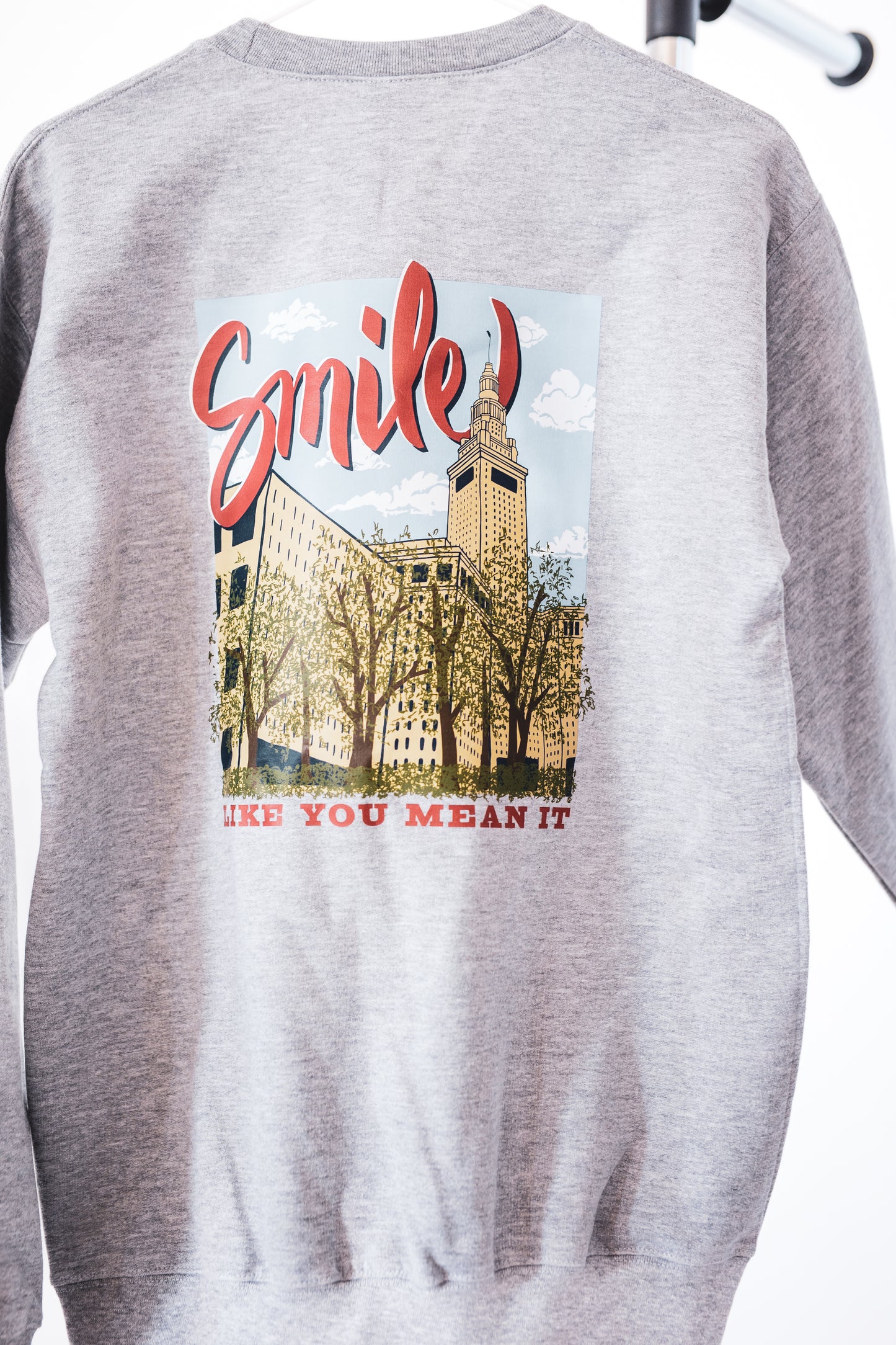 Smile Like You Mean It Crew Neck Sweatshirt