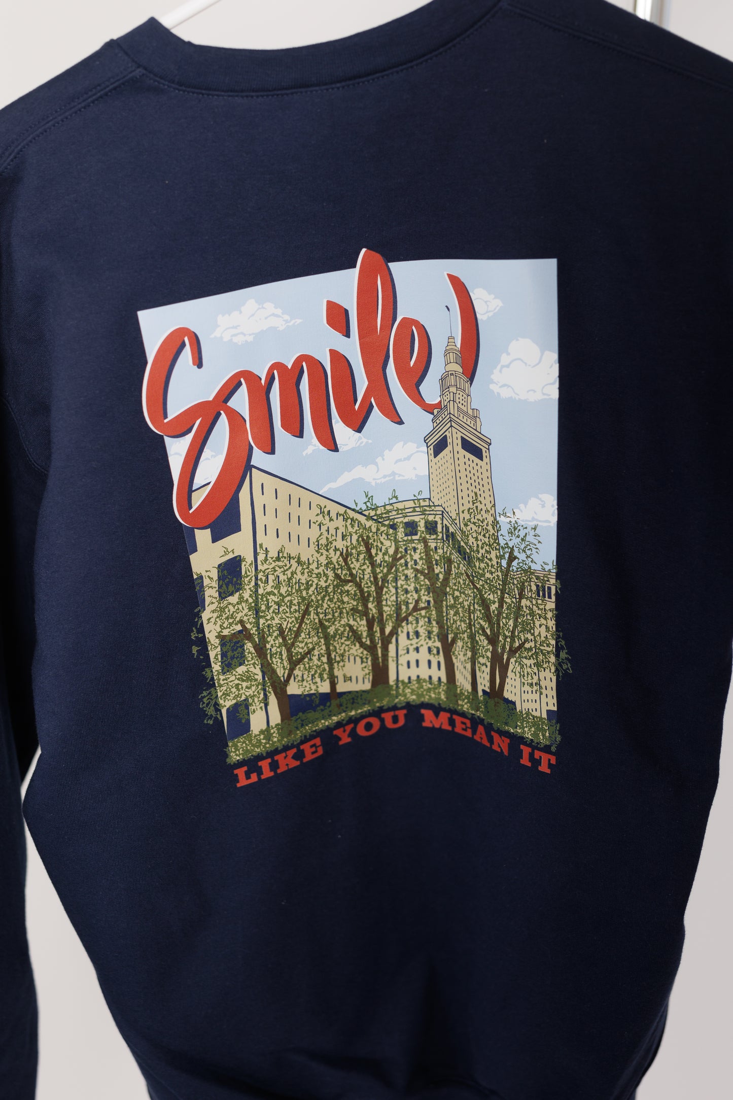 Smile Like You Mean It Crew Neck Sweatshirt