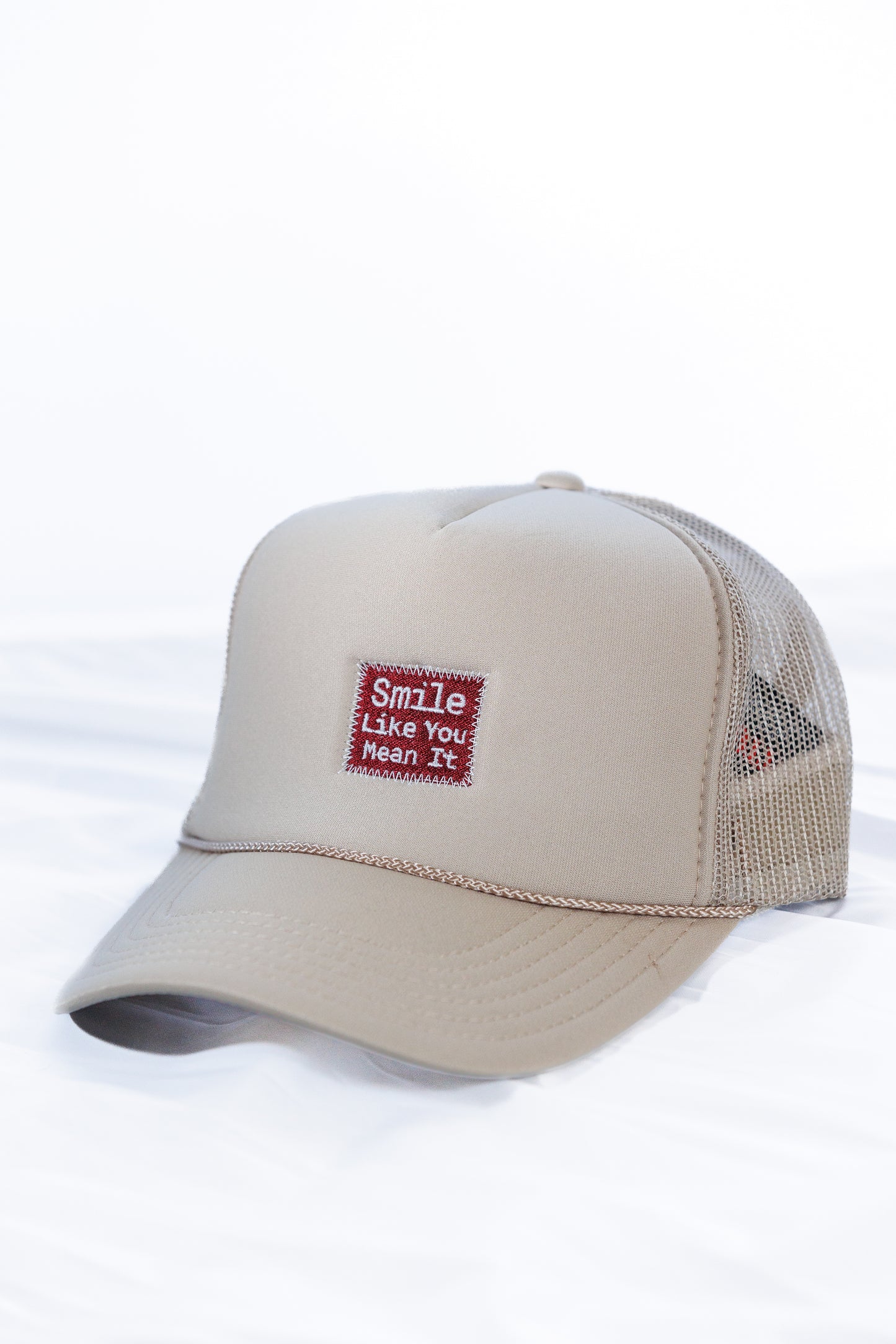 "Smile Like You Mean It" Trucker Hat