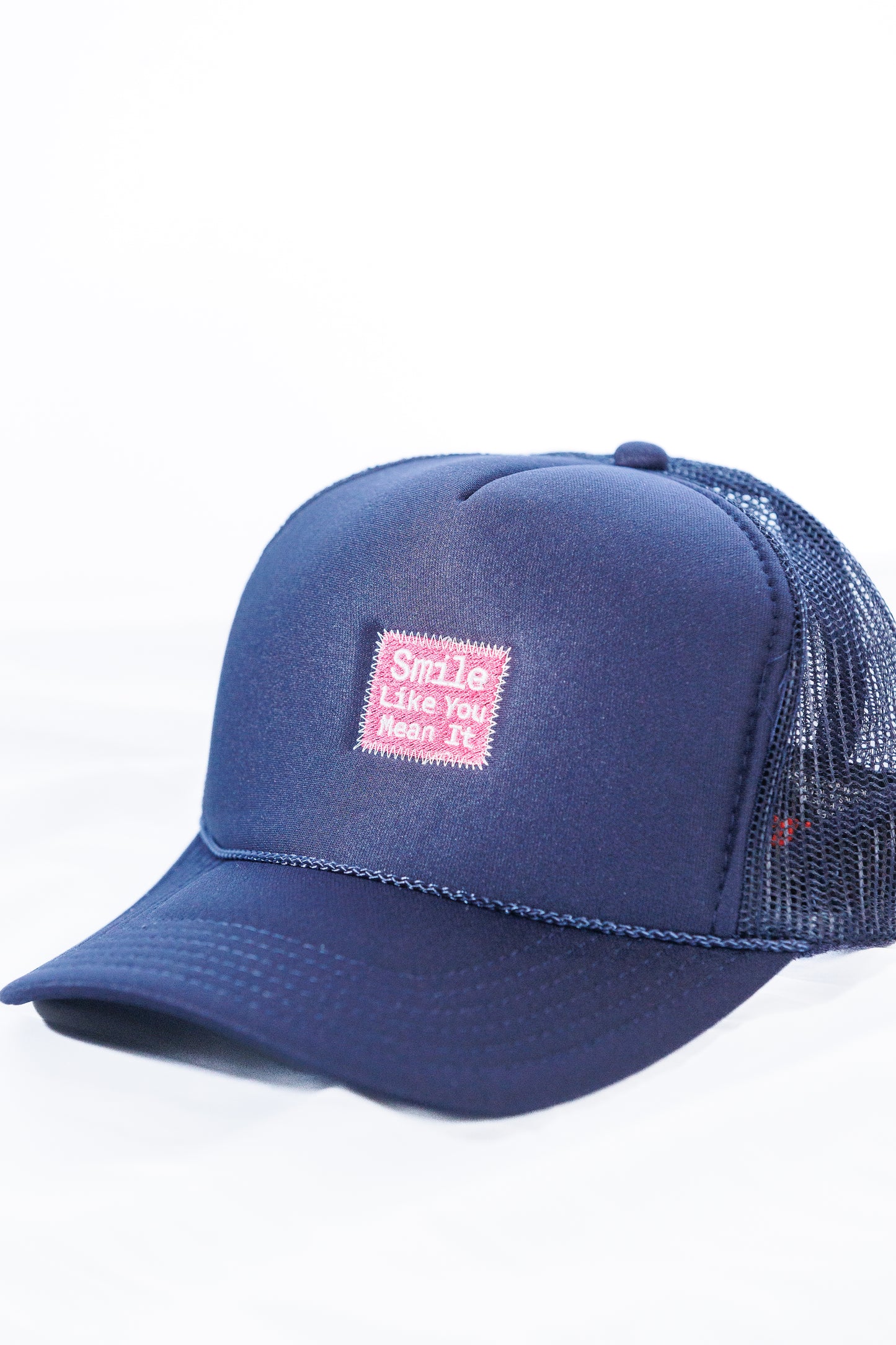 "Smile Like You Mean It" Trucker Hat