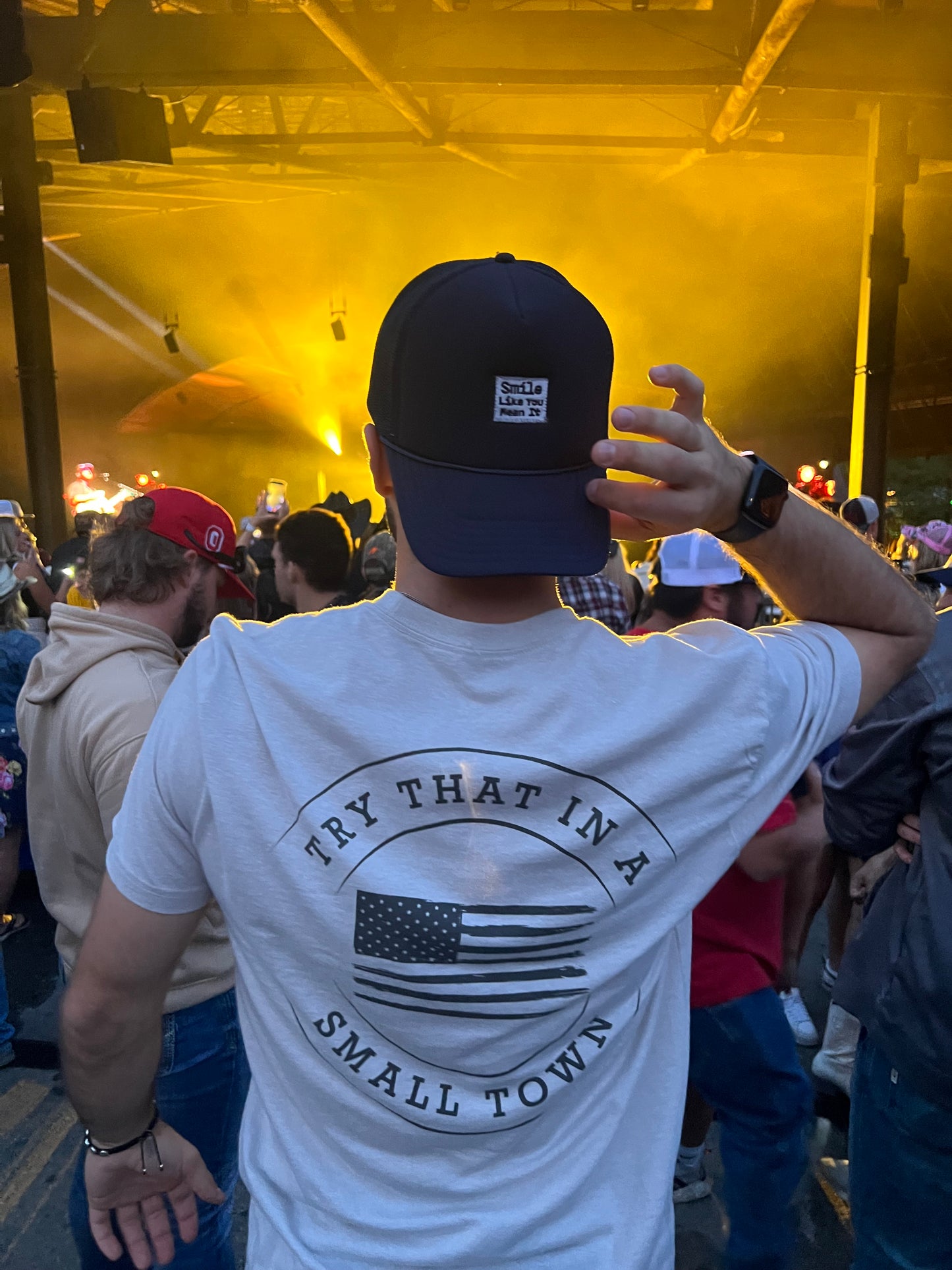 "Smile Like You Mean It" Trucker Hat
