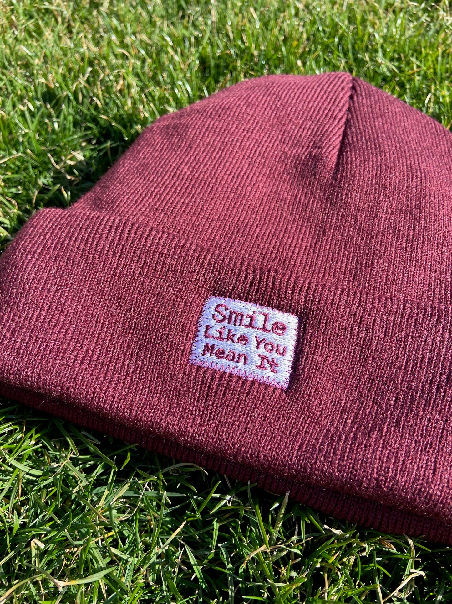 "Smile Like You Mean It" Beanie
