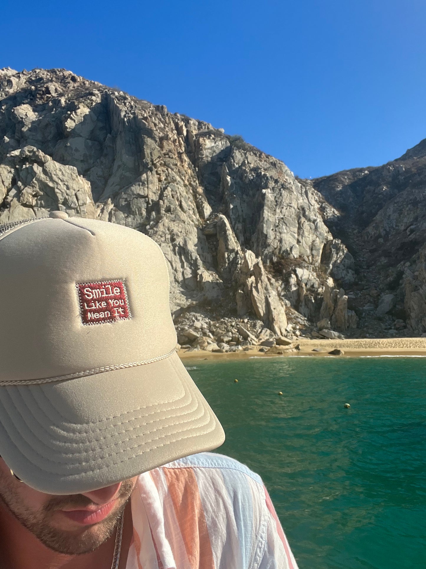 "Smile Like You Mean It" Trucker Hat