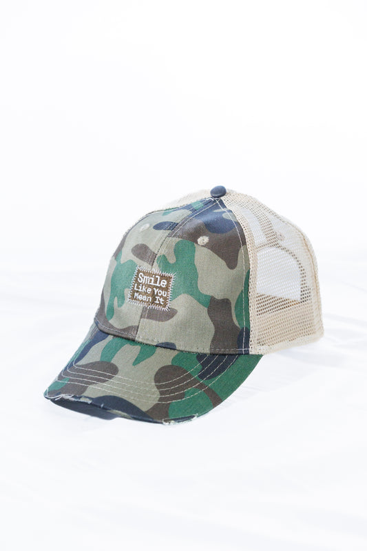 Camo Trucker/Baseball Hybrid Hat