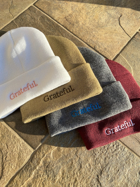 "Grateful" Beanie